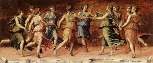 Baldassare Peruzzi - Dance of Apollo with the Nine Muses