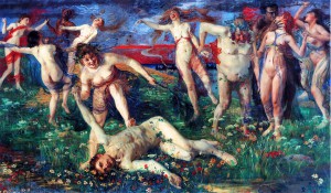 Lovis Corinth - Bacchanal